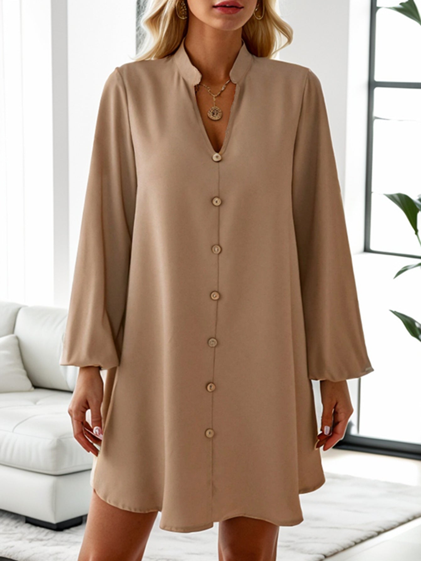 New European And American Long Sleeved Dresses